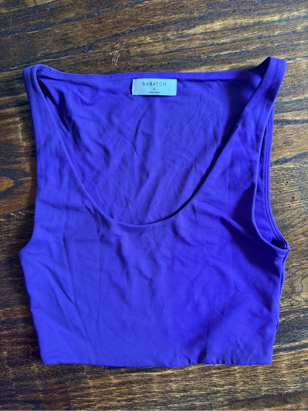 Babaton Violet Scoop Neck Tank